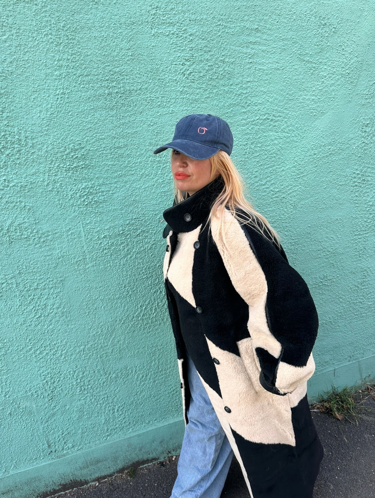 Silky lined baseball cap