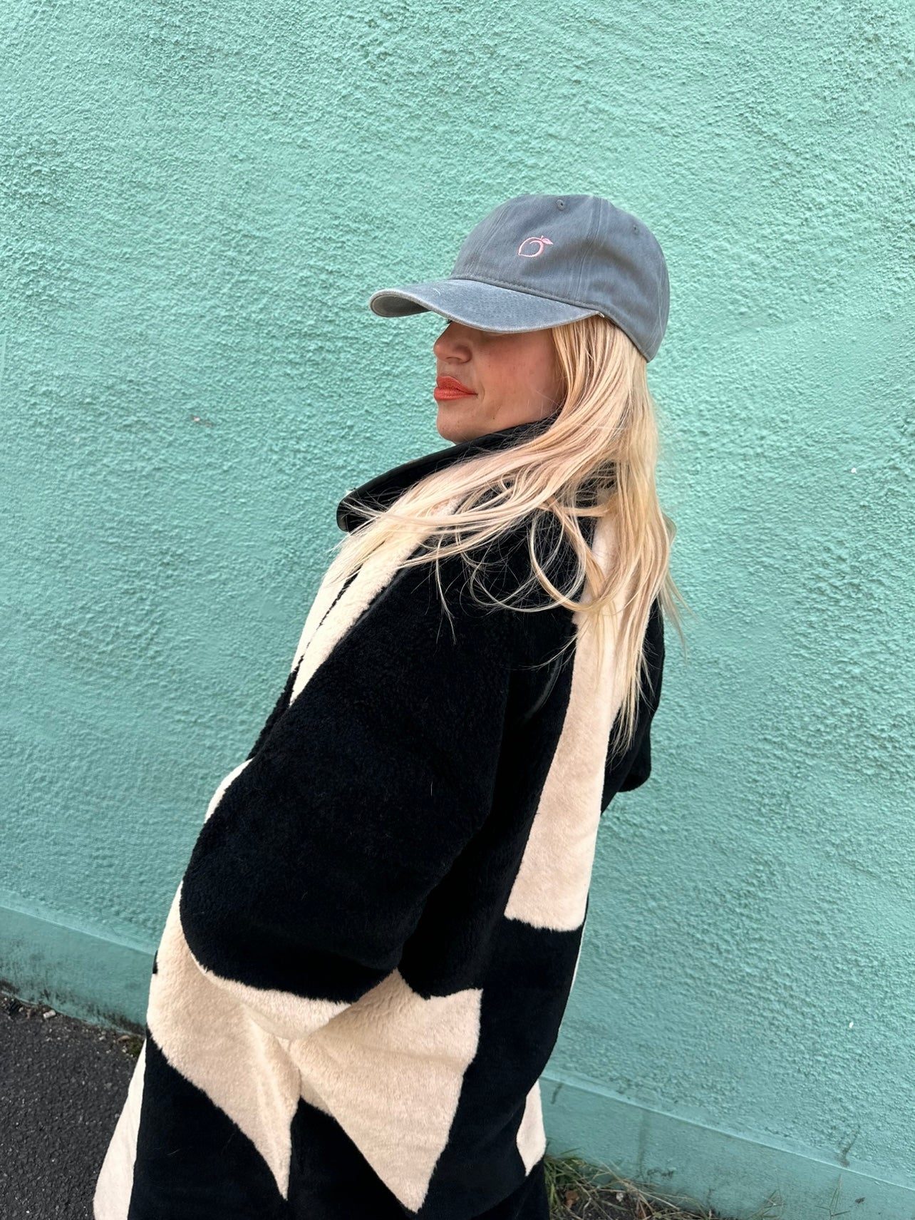 Silky lined baseball cap