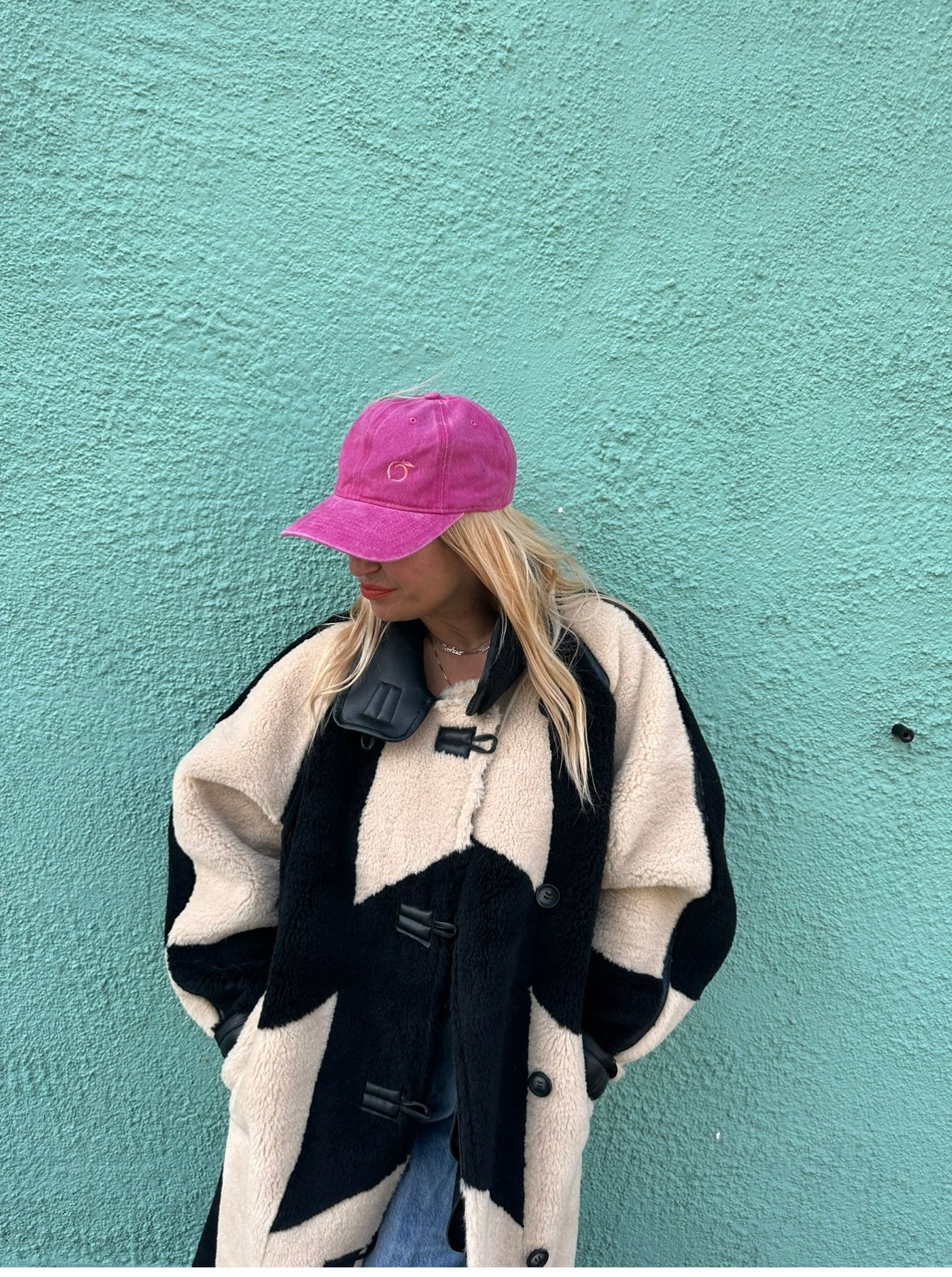 Silky lined baseball cap
