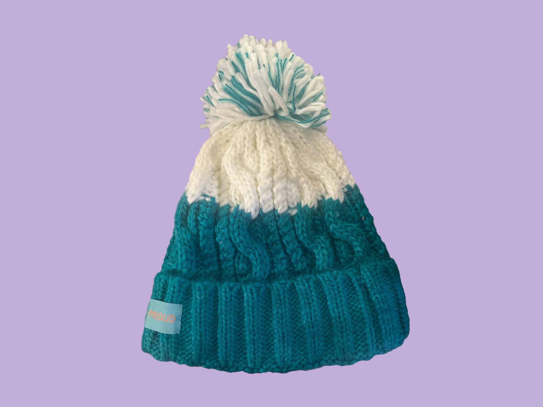 'The Knitted Pom Pom' Silky Beanie