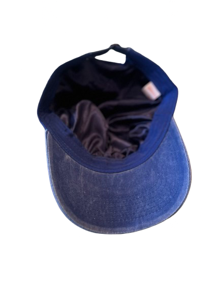 Silky lined baseball cap