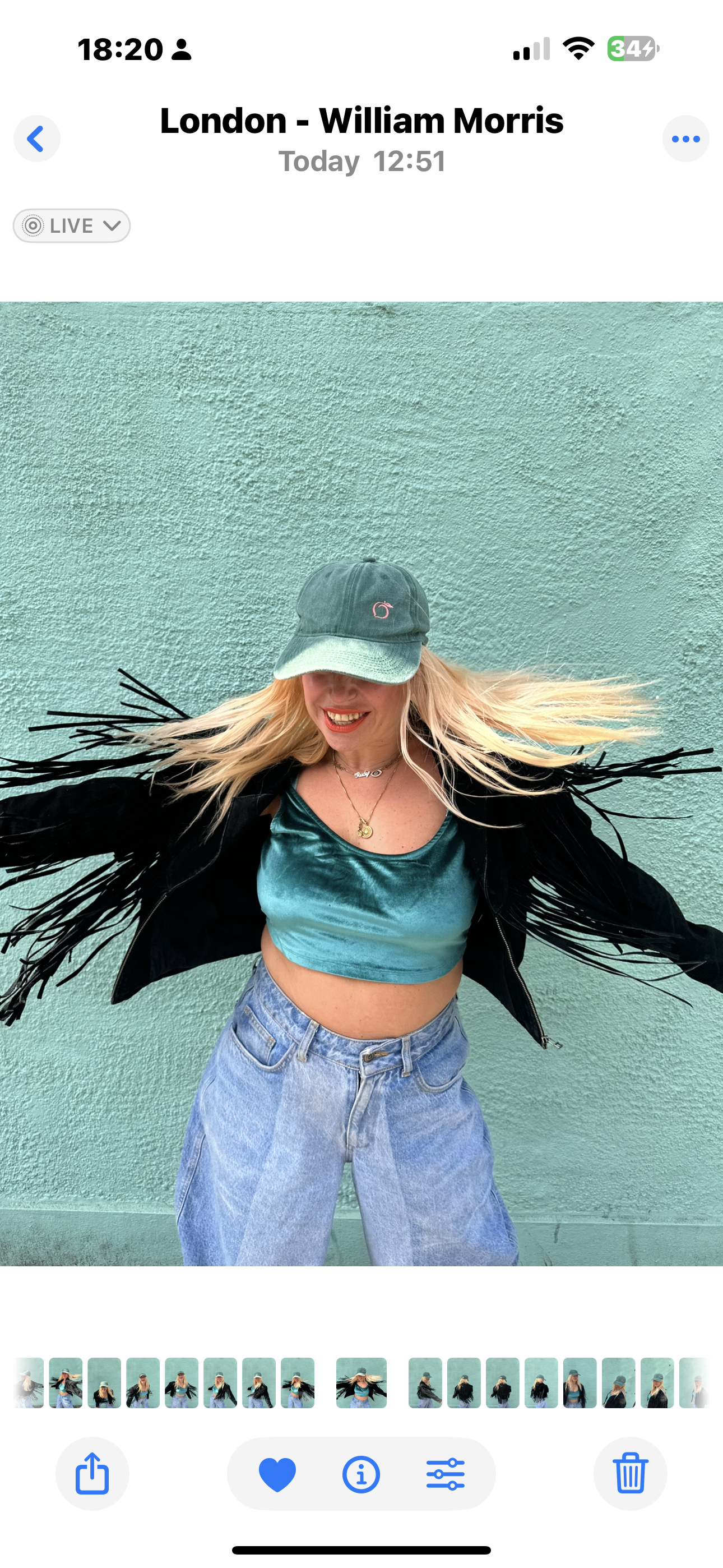 Silky lined baseball cap