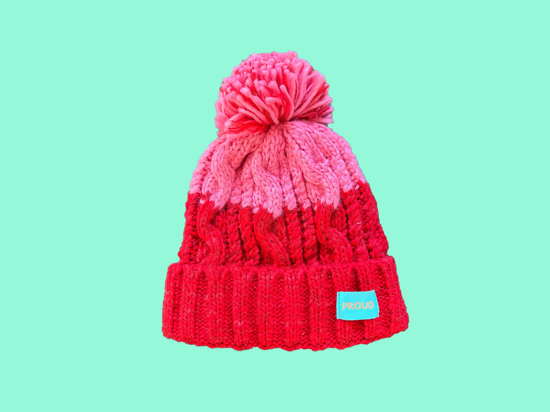 'The Knitted Pom Pom' Silky Beanie
